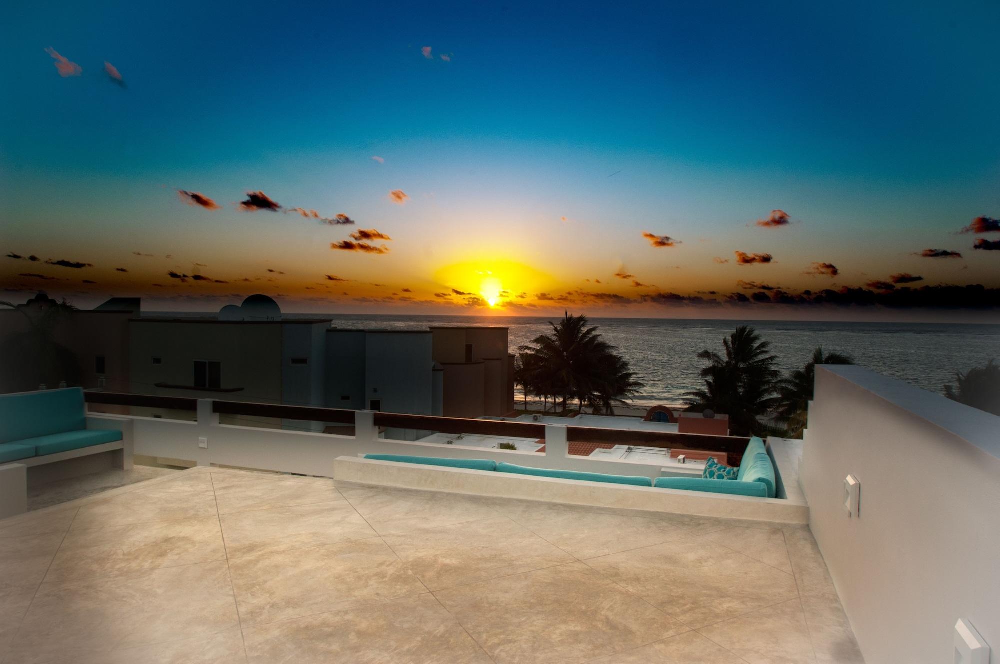 Villa Casa Agua Azul à Puerto Morelos Extérieur photo