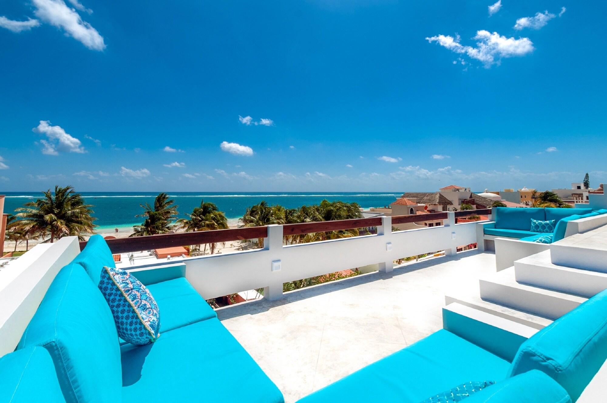 Villa Casa Agua Azul à Puerto Morelos Extérieur photo